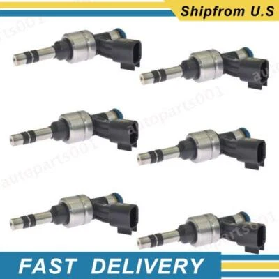 Inyectores de combustible 6 piezas 12634126 para Buick Enclave Cadillac ATS Chevrolet Traverse Foto 1 de 4
