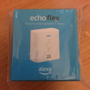Amazon Echo Flex neu/versiegelt Plug-in Smart Lautsprecher Sprache Smart Home verwendet Alexa UK - Bild 1 von 3