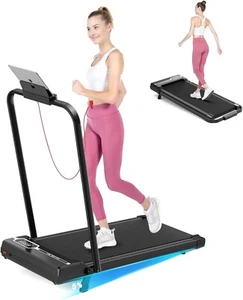 Laufband Heimtrainer Fitnessgerät LCD Display Jogging klappbar Cardio 5%Steigung - Bild 1 von 7