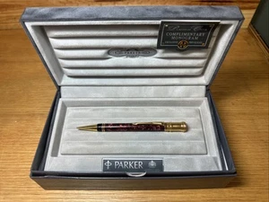 Parker Duofold Maroon Marbled Mechanical Pencil 0.9mm "91142" Made In UK - Picture 1 of 9