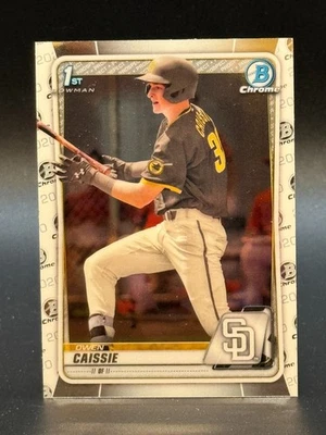 2020 Bowman Draft Chrome 1st #BD-49 Owen Caissie Padres - Image 1 of 2