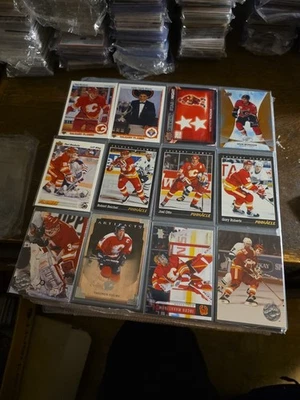 Calgary Flames Hockey Card Lot - Image 1 of 4