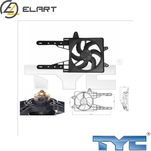 FAN RADIATOR 809-0007 FOR FIAT PUNTO/Convertible/Van LANCIA Y 1.2L 4cyl PUNTO Y - Picture 1 of 8
