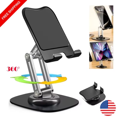 360° Adjustable Universal Tablet & Phone Stand Detachable Arm Desktop Holder - Image 1 of 4