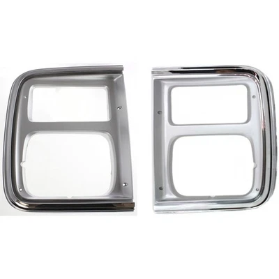 Headlight Door Set For 1985-1991 Chevrolet G20 G30 P30 G2500 LH and RH Chrome - Image 1 of 4
