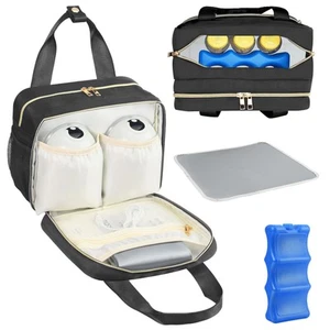 Breastmilk Cooler Bag with Ice Pack, Compatible with Wearable Breast Pumps & ... - Picture 1 of 9