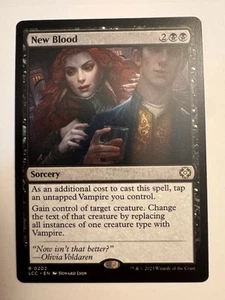 New Blood *Rare* Magic MtG x1 LCC Commander Lost Caverns - Picture 1 of 1