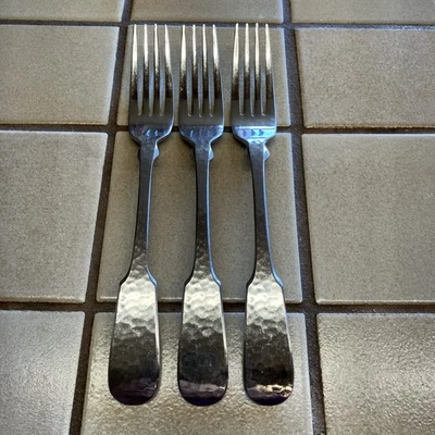 TOWLE HAMMERSMITH 18/8 STAINLESS STEEL LOT OF 3 DINNER FORKS GERMANY - Image 1 of 2