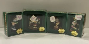 Enesco North Pole Village Pewter Elf Figures Popkins Spiffy Fletcher Pudgy - Picture 1 of 21