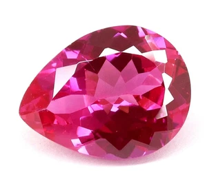 3.05 Ct, 10x7 MM Pear Natural Pinkish Purple Rhodolite Garnet - Tanzania Gem - Picture 1 of 8