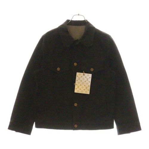 LOUIS VUITTON（LV） Louis Vuitton 22SS Monogram Giacca Denim Nero Rm221Q E53 HLA55W Usatof886d