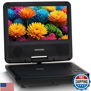 Memorex 9.5-Inch Portable DVD Player with 7-Inch Swivel Screen, 4-6 Hour Watc - Picture 1 of 5