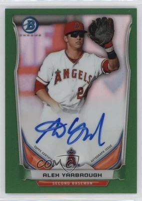 2014 Bowman Prospect Chrome Green Refractor /75 Alex Yarbrough #BCAP-AY Auto - Image 1 of 2