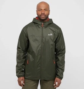 Peter Storm Cyclone Men’s Waterproof Coat Breathable Khaki Jacket Large NEW - Picture 1 of 7