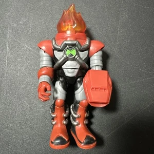 Playmates Toys Cartoon Network Ben 10 Omni Kix Armor Heatblast 4.5” - Picture 1 of 4