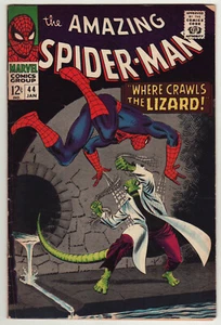 1967 AMAZING SPIDER-MAN #44 FN: ZWEITER AUFTRITT DER EIDECHSE - Bild 1 von 2