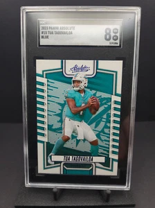 2023 Panini Absolute #15 Tua Tagovailoa Blue SGC 8 - Picture 1 of 2