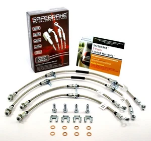 Honda CR-X Del Sol 1992-1998 brake upgrade - SAFEBRAKE Performance Hoses - Picture 1 of 12