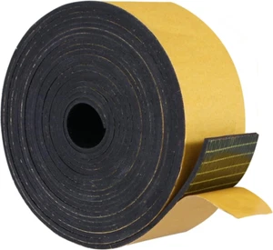 Neoprene Rubber Strips 1/8" Thick x 2" Wide x 10' for Weather Stripping & Crafts - Picture 1 of 12