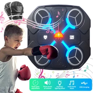 Music Boxing Machine Sport per Bambini da Parete Bluetooth Smart Punching Bersaglio - Foto 1 di 16