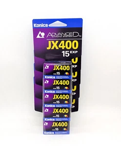 5x APS Konica Color JX400, 15 Exp, ISO 400, APS FILM - Picture 1 of 6