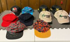 Lot of 10 Vintage Adult Adjustable Size Hats Caps Fruit of the Loom wholesale