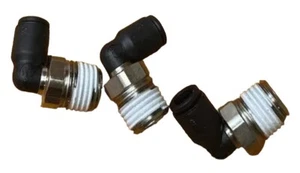 (QTY: 3) LEGRIS 3109 06 14 Male Elbow,Thread Size 1/4" NPT **SALE** - Picture 1 of 1
