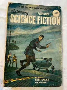 Vintage 1951 ASTOUNDING SCIENCE FICTION Magazine H. Ben Piper L. Sprague De Camp - Imagen 1 de 7