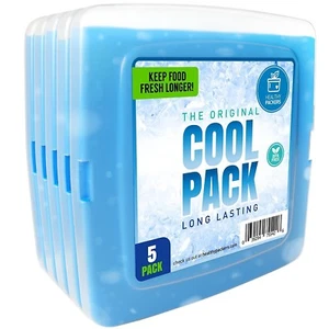 Bolsa de hielo reutilizable Healthy Packers para lonchera o bolsa refrigeradora (juego de 5) - Imagen 1 de 5