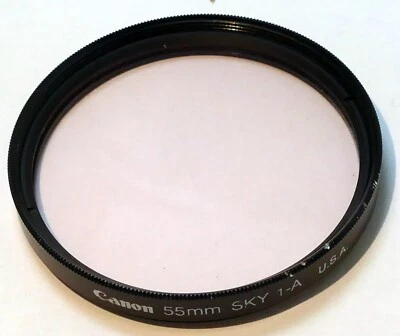 Canon 55mm Filter Skylight 1-A made in USA SSC SC - OEM Original - Image 1 of 4