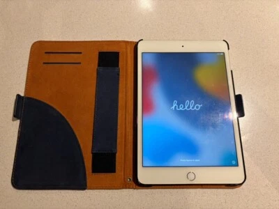 iPad mini 4 128GB Wi-Fi Gold Tablet + Case (Bundle) – Excellent Screen  - Image 1 of 4