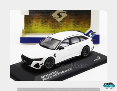 SOLIDO 1/43 AUDI A6 RS6-R ABT AVANT C8 2022 WHITE Art.4310710 - Immagine 1 di 2