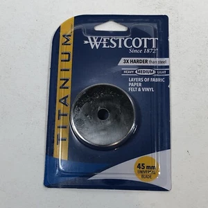 Westcott 45 mm Titan gebunden rotierende Schneideklingenmine 3x härter als Stahl - Bild 1 von 5