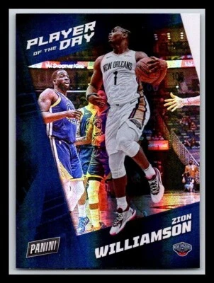 2021-22 Panini Player of the Day Double Rainbow #33 Zion Williamson - Image 1 of 2