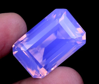 56.30 Ct Natural Purple-Pink Opal Welo Unheated Certified Emerald Loose Gemstone - Image 1 of 4