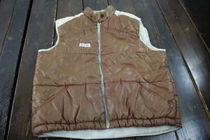 Vintage USA Men's L Nylon Puffer Vest - Made in KOREA - Rough Condition.#H1749 - Picture 1 of 11
