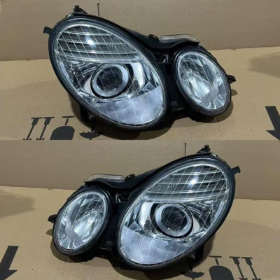 Faros Xenón Izquierdo y Derecho Mercedes-Benz Clase E W211 E200 E220 E320 2 piezas UE Foto 1 de 4