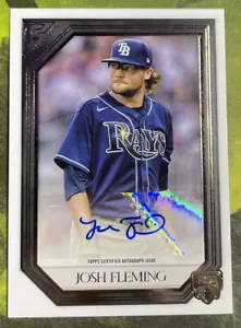 Josh Fleming - 2021 Topps Gallery Rookie Auto RA-JF - Raggi - Foto 1 di 2