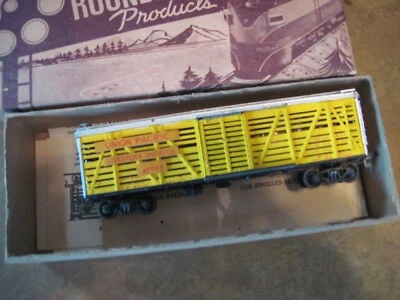VINTAGE UNION PACIFIC STOCK CAR BY ROUNDHOUSE (METAL CAR) - Image 1 of 4