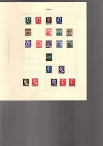 Italy stamp Collection on senator album leafs 232 stamps used with bob (sandy - Picture 1 of 12
