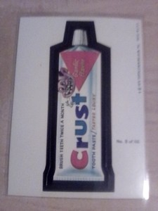 1979 Topps Wacky Packages #8 Crust Toothpaste Ex-Ex+ FREE SHIPPING 