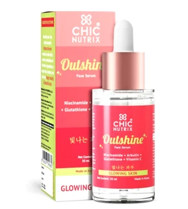 Chicnutrix Outshine Korean Glass Face Serum, Power of 5 Serum in 1 Serum - 30 ml - Picture 1 of 9