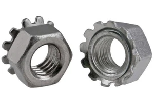 M3 M4-M8 M10 6#-32 8#-32 304 Stainless /Carbon Kep nuts K-nut Washer Nut Jet nut - Picture 1 of 7