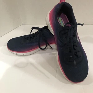 Tenis Sketchers Gel Top Espuma Memorial 6 Rosa Marino Zapatos Usados Limpios - Imagen 1 de 5