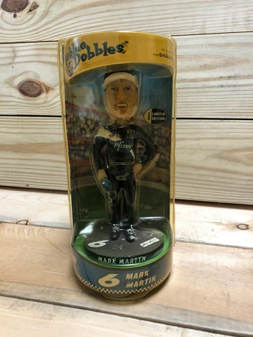 MARK MARTIN PFIZER #6 Limited Edition NASCAR BOBBLEHEAD DOLL Bobble Dobbles Cover