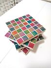Mosaic Square Coasters Set 4 Signed 1644 Cl
