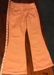 Used Old Navy Youth Girl Size 6 Bell Bottom w Pleated Accents & Adjustable Waist - Picture 1 of 10