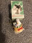 L?il Bassinet Chimer Christmas Ornament-Duck With Baby