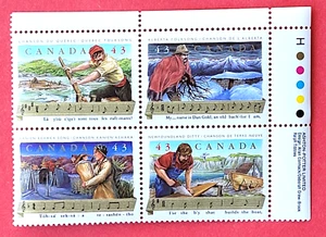 Canada Stamp #1494a (1491-1494) "Canadian Folklore 4" se-tenant BLK4 MNH 1993 - Picture 1 of 1