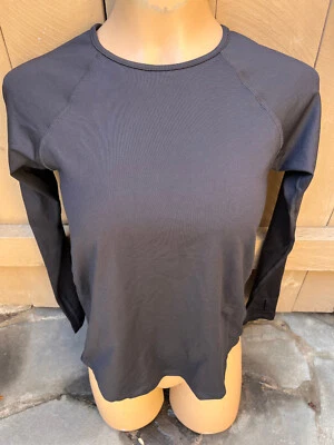 FALDAS RUNNING Top de Correr Negro Manga Larga - Para Mujer Talla S Foto 1 de 4